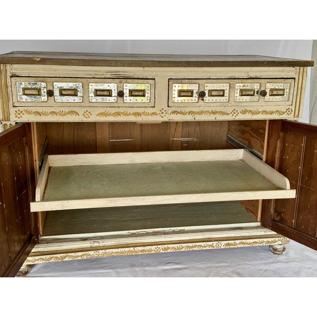 Late 19th Century Anglo Indian Painted Cabinet For Sale - Image 17 of 18
