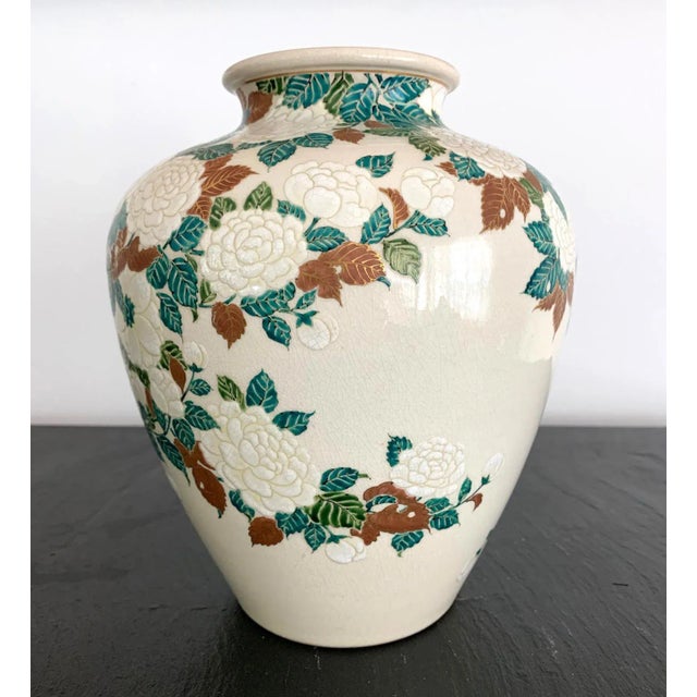 Late 19th Century Japanese Ceramic Vase by Ito Tozan I Meiji Period For Sale - Image 5 of 13