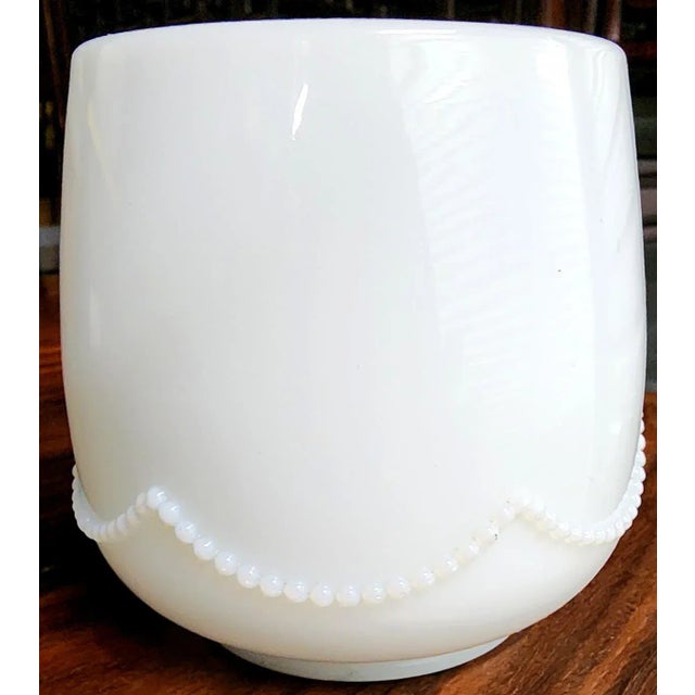 Antique Late 19th Century Good American Opalescent Fine Glass Small Bowl For Sale - Image 12 of 13