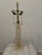Elegant and rare hand-blown vintage (1980's - 1990's) Murano glass Donghia lamp. Hollow, handblown Venetian glass lamp...