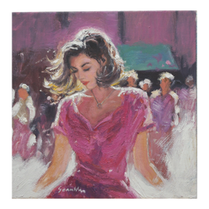 Original Oil Painting of Girl Portrait