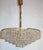 Metal Antique Brass and Lead Crystal Chandelier from Ernst Palme, 1960s For Sale - Image 7 of 11