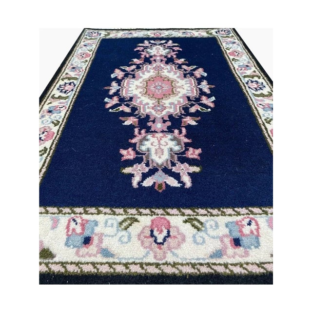 2010s Handwoven Kashan Style Area Rug 2x3 For Sale - Image 5 of 8