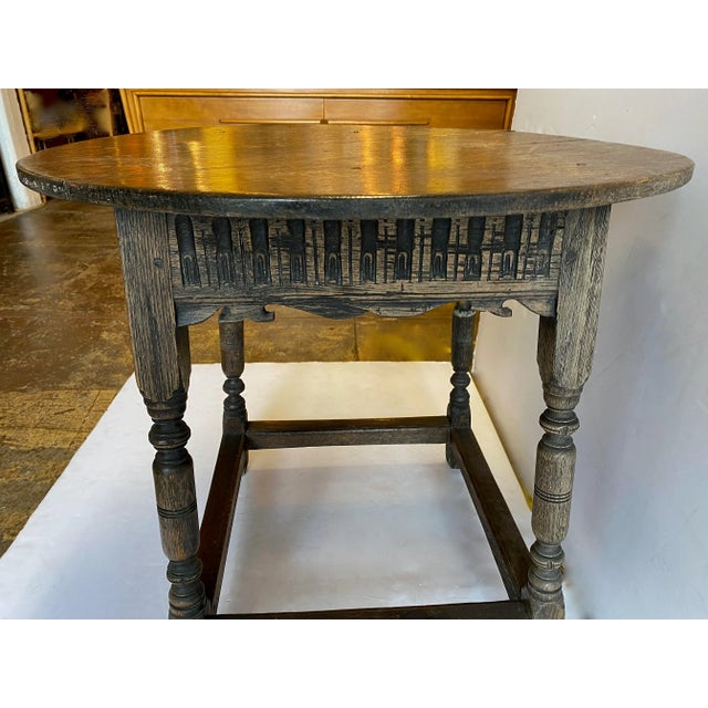 Jacobean Jacobean Late 17th/Early 18th Century Tavern Table For Sale - Image 3 of 13