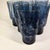 Stormy Blue Textured Tumblers- Set of Six For Sale - Image 9 of 11
