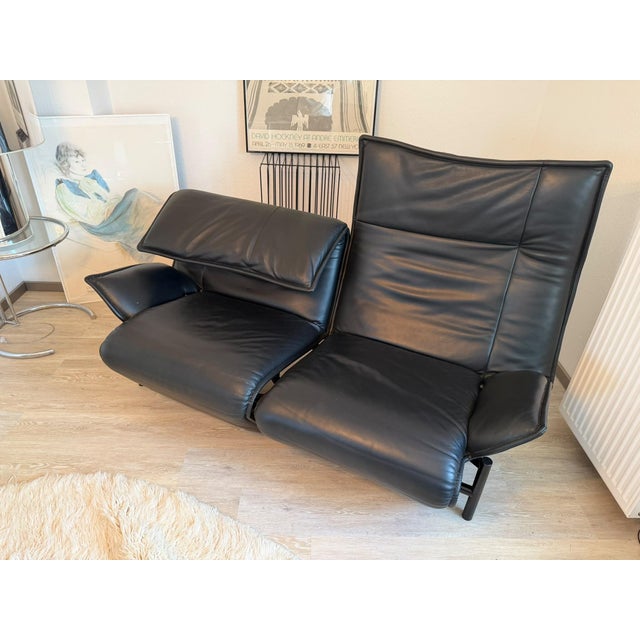 Leather Veranda Sofa by Vico Magistretti for Cassina, 1983 For Sale - Image 11 of 18