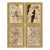 Schizzare I, Il Abbozzo, Disegnare & Schizzare II Framed Art Prints - Set of 4 by David Phoenix For Sale