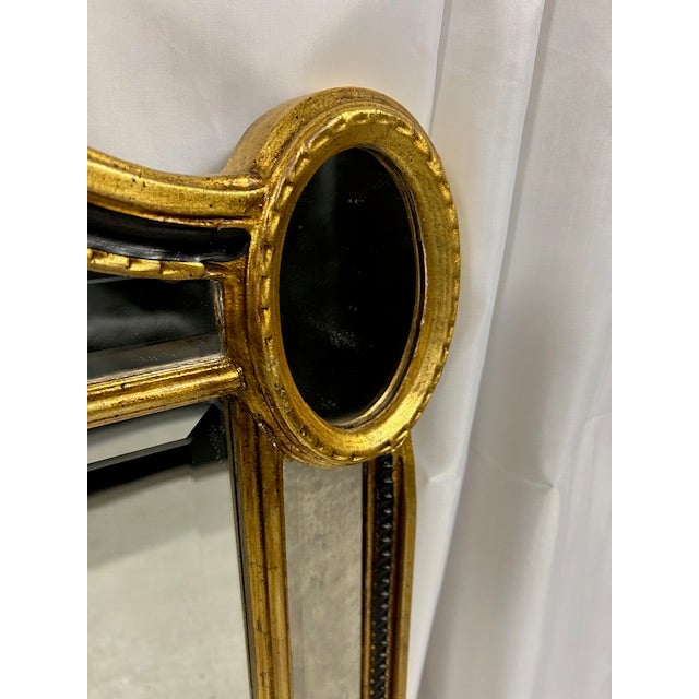 Louis XVI Style Gold Gilt Mirrors by LaBarge, a Pair For Sale - Image 9 of 12