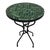 24" Tamegrout Green Moroccan Mosaic Table For Sale