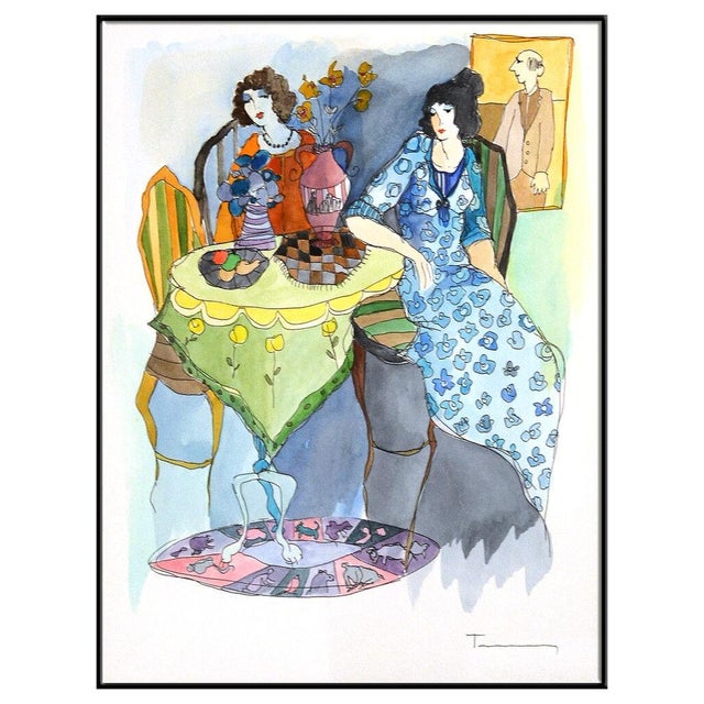 Message us to inquire about custom framing options! (Included for free with every purchase) The artwork here, "Two For...