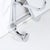 Metal Art Deco Streamlined Machine Age Wall Mounted Chrome Hat/Coat Rack W/ Mirror For Sale - Image 7 of 9