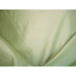 Lee Jofa 2009157 Shayla Silk Metallic Spring Green Upholstery Fabric - 1-7/8 Yards For Sale