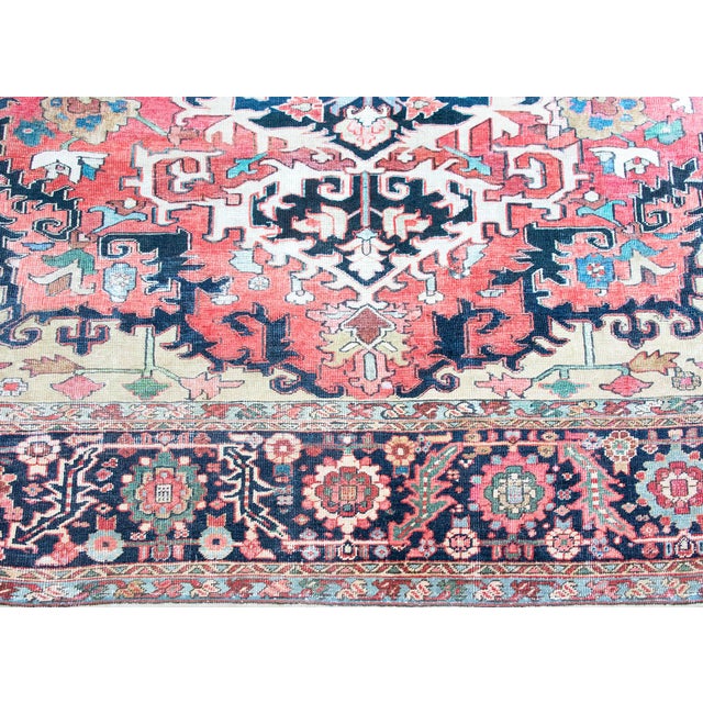 19th Century Persian Serapi Rug For Sale - Image 12 of 16