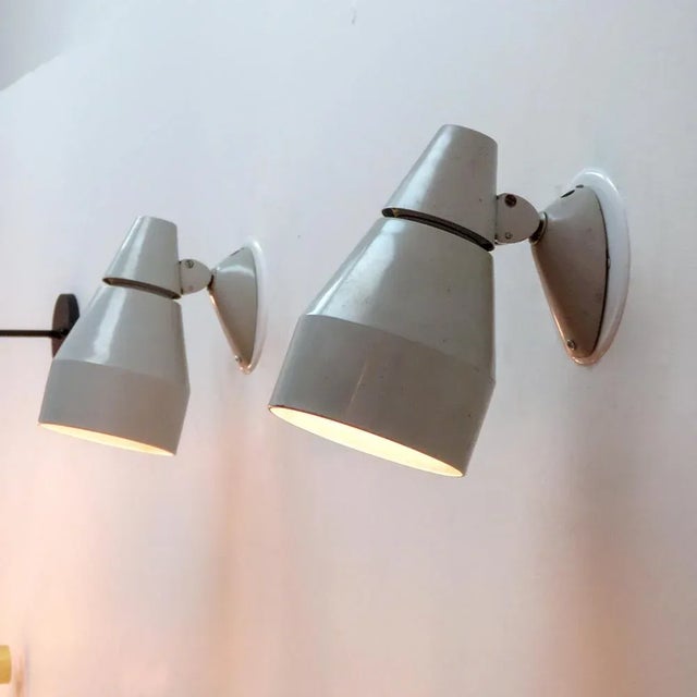 Pair of Kaiser Leuchten Wall Lamps, 1940 For Sale - Image 9 of 10