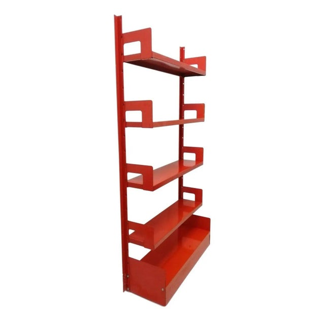Mid-Century Modern Vintage Metal Congresso Bookcase from Lips Vago, 1960s For Sale - Image 3 of 8