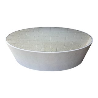Indoor / Outdoor Cara Oval Coffee / Cocktail Table by Made Goods For Sale
