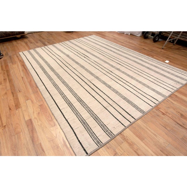 Contemporary Minimalist Modern Area Rug For Sale - Image 3 of 6