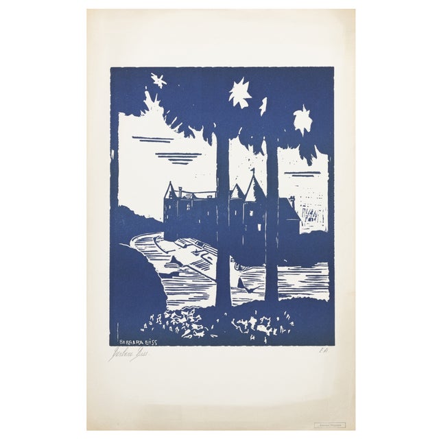 Barbara Eiss, Landscape Composition, 20th Century, Screenprint For Sale - Image 6 of 6