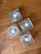 Glass Ice Cube Glass Wall Lights, 1970, Set of 4 For Sale - Image 7 of 8