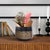 Metal Golden Thread Wide Mouth Vessel For Sale - Image 7 of 8
