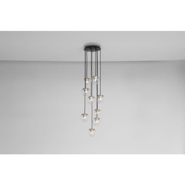 Metal Model 2095/9 Pendant attributed to Gino Sarfatti for Arteluce, Italy, 1958 For Sale - Image 7 of 18