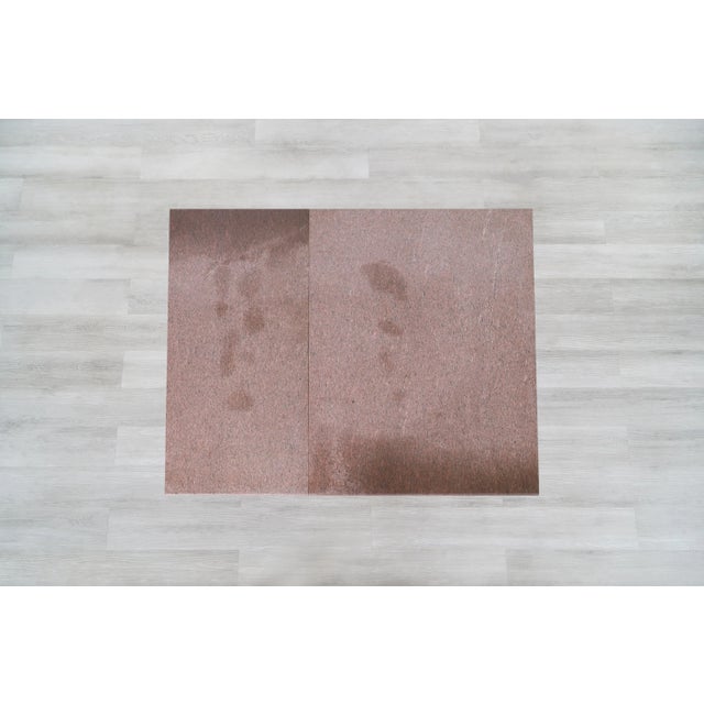 Vintage Italian Adjustable Maple and Granite Coffee Table by Giovanni Offredi for Saporiti For Sale - Image 12 of 13