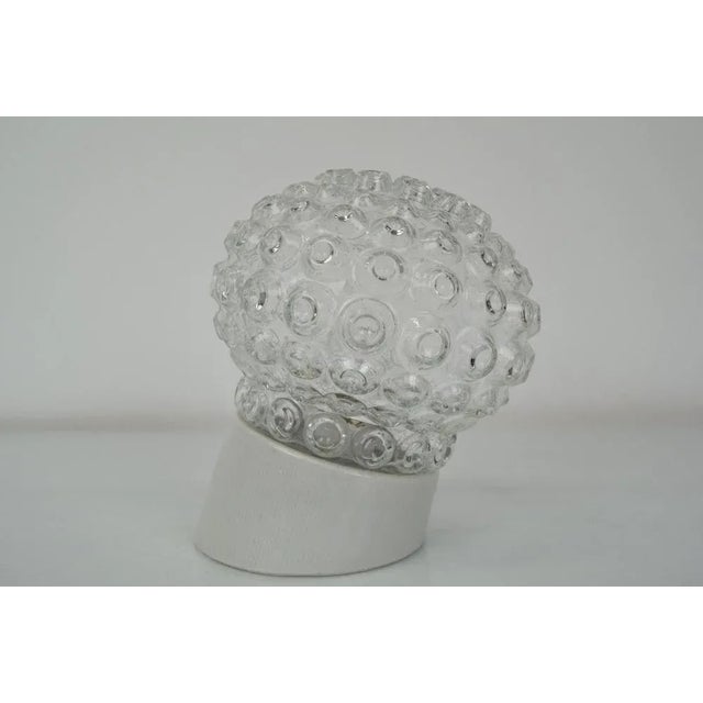 Made in Czechoslovakia. Made of glass, ceramic. 1x60W,E27 or E26 bulb. New cabling. Re-polished. Fully Functional. Good...