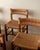 Wood French Mid-Century Wood and Rush Dining Chairs, 1960s, Set of 6 For Sale - Image 7 of 18