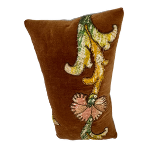 17th Century Velvet and Silk Pillow
