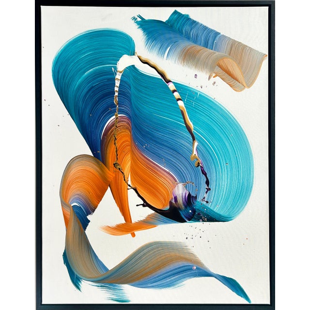 2020s Contemporary Abstract Mixed Media on Wood "Delirium" by Nikolaos Schizas For Sale - Image 5 of 5