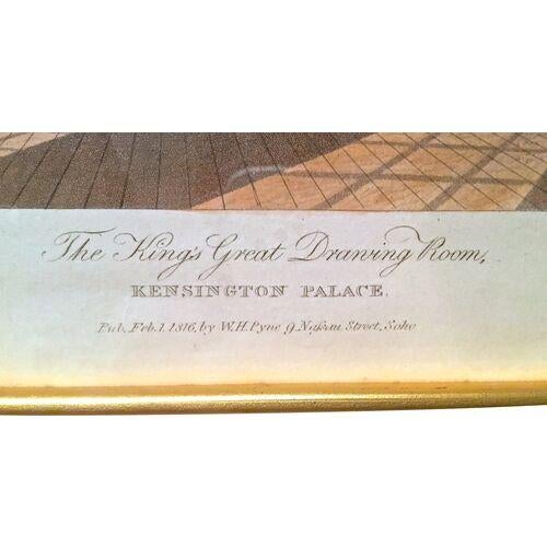 19th Century Antique Kensington Palace Engraving For Sale - Image 5 of 6