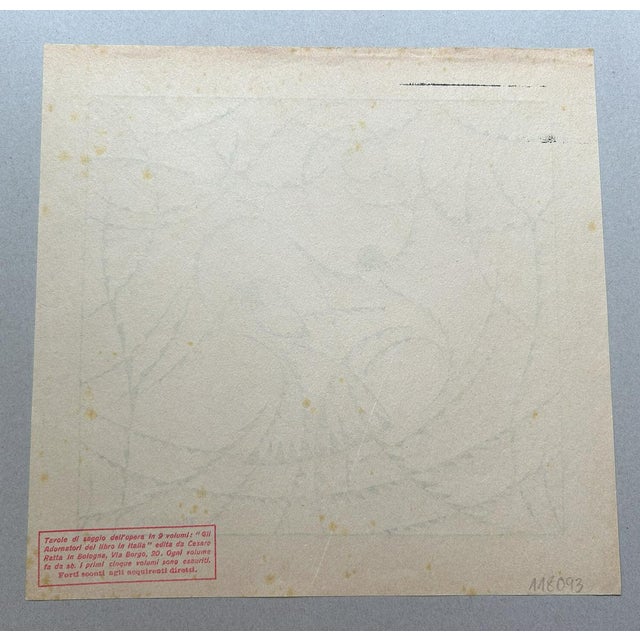 Thayaht, Futurist Composition, 1930s, Woodcut For Sale - Image 10 of 12