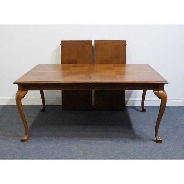 Thomasville Furniture Fisher Park Collection 107" Dining Table 21621-762 For Sale - Image 9 of 11