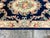 1970s 4ft × 6ft Chinese Floral Wool Area Rug, Circa 1979 For Sale - Image 5 of 12