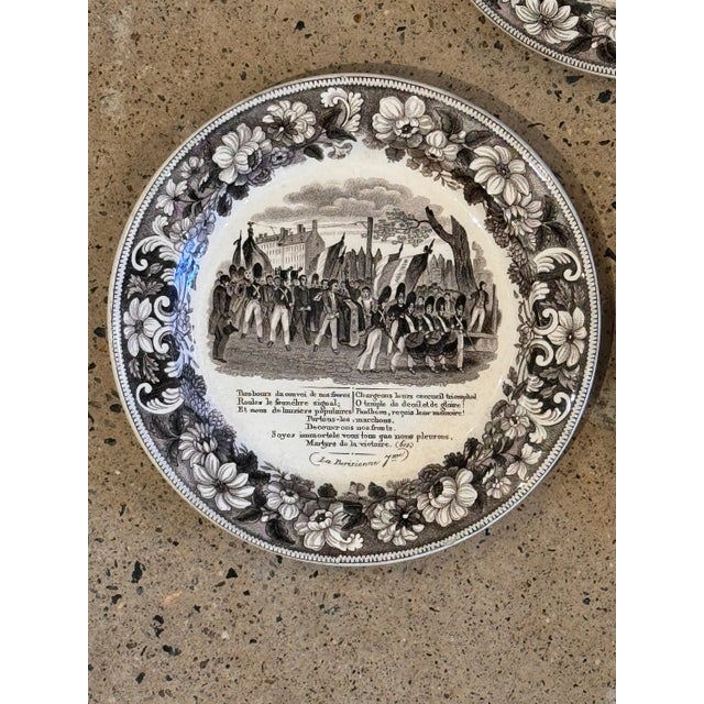 A nice group of transferware plates. Great display pieces.