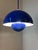 Flowerpot Pendant Lamp with Blue Enamel by Verner Panton for Louis Poulsen For Sale - Image 5 of 11