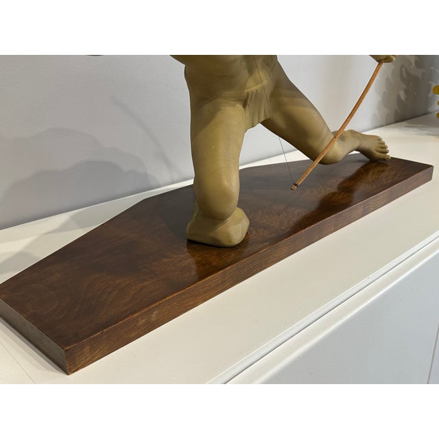 Melani, Large Art Deco Archer Sculpture, 1930, Plaster For Sale - Image 10 of 18