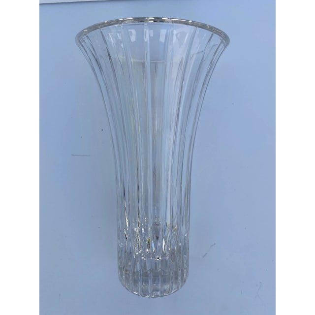 Crystal French Vintage Vase. For Sale - Image 11 of 12