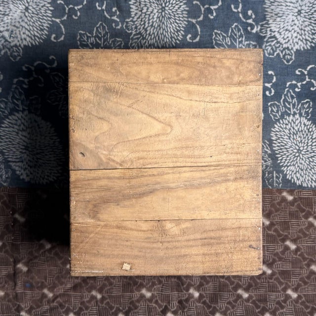 Black Vintage Japanese Wooden Medicine Box with Drawer, 1950s For Sale - Image 8 of 10