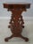 Italian 1 Drawer Carved Figural Mahogany End Table For Sale - Image 10 of 11