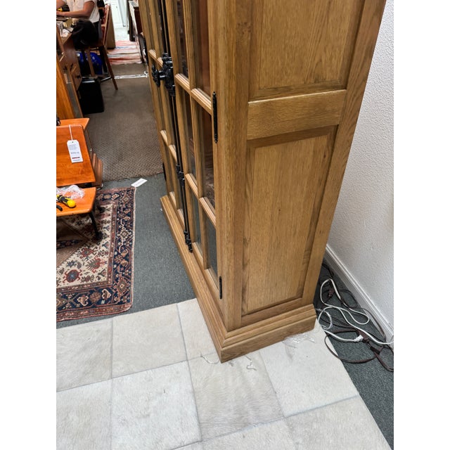 Restoration Hardware French Casement Cabinet For Sale - Image 9 of 12