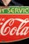 American 1938 Coca Cola Fountain Service Porcelain Sign For Sale - Image 3 of 8