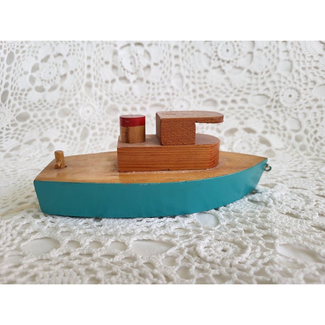 1960s Wooden Boat From Mystic Seaport, Mystic, Connecticut For Sale - Image 4 of 5