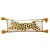 Textile Contemporary Leopard Wool Hooked Boho Lumbar Throw Pillow For Sale - Image 7 of 7
