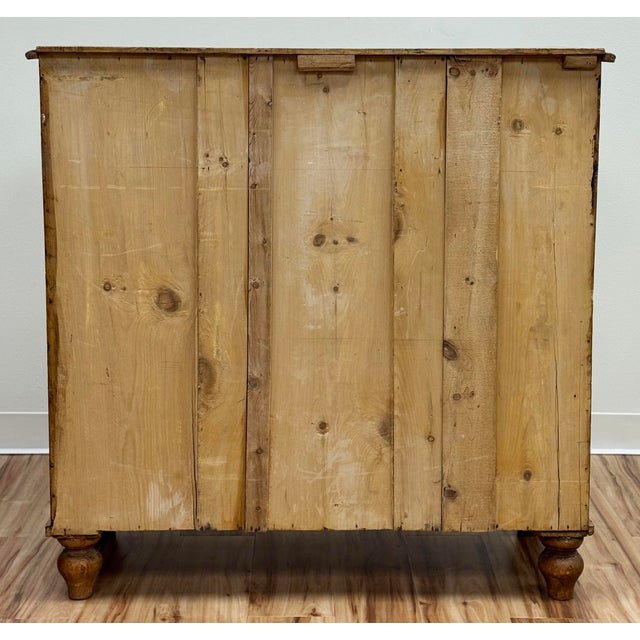 Antique English Victorian Pine Chest of Drawers For Sale - Image 15 of 15