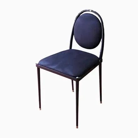 Deep Purple Balzaretti Chair with Moiré Pattern by Daniel Nikolovski & Danu Chirinciuc for KABINET, 2019 For Sale - Image 10 of 10