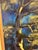 Blue J. Lamm Tree Oil Painting, Framed For Sale - Image 8 of 12