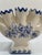 Ceramic 1970s Vintage Blue and White Portuguese Petite Tulip Vase Tulipiere For Sale - Image 7 of 12