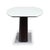 Wood, Glass, and Metal Rosario Dining Table from Musterring = For Sale - Image 9 of 12