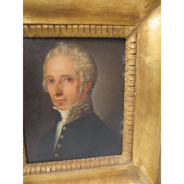 Mid 18th Century 18th Century Gentlemans Formal Portrait For Sale - Image 5 of 9